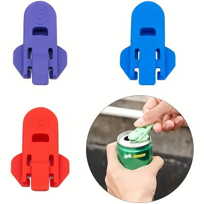 2pcs Durable Plastic Can Openers - Ergonomic Easy-Grip Design, Leak-Proof & Portable for Camping, Picnics, BBQs, College Parties - Kitchen & Outdoor Drink Accessories, Camping Tools, Bbq Accessories, Vibrant Tool, Reliable Can Opener