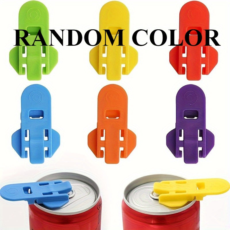 2pcs Durable Plastic Can Openers - Ergonomic Easy-Grip Design, Leak-Proof & Portable for Camping, Picnics, BBQs, College Parties - Kitchen & Outdoor Drink Accessories, Camping Tools, Bbq Accessories, Vibrant Tool, Reliable Can Opener